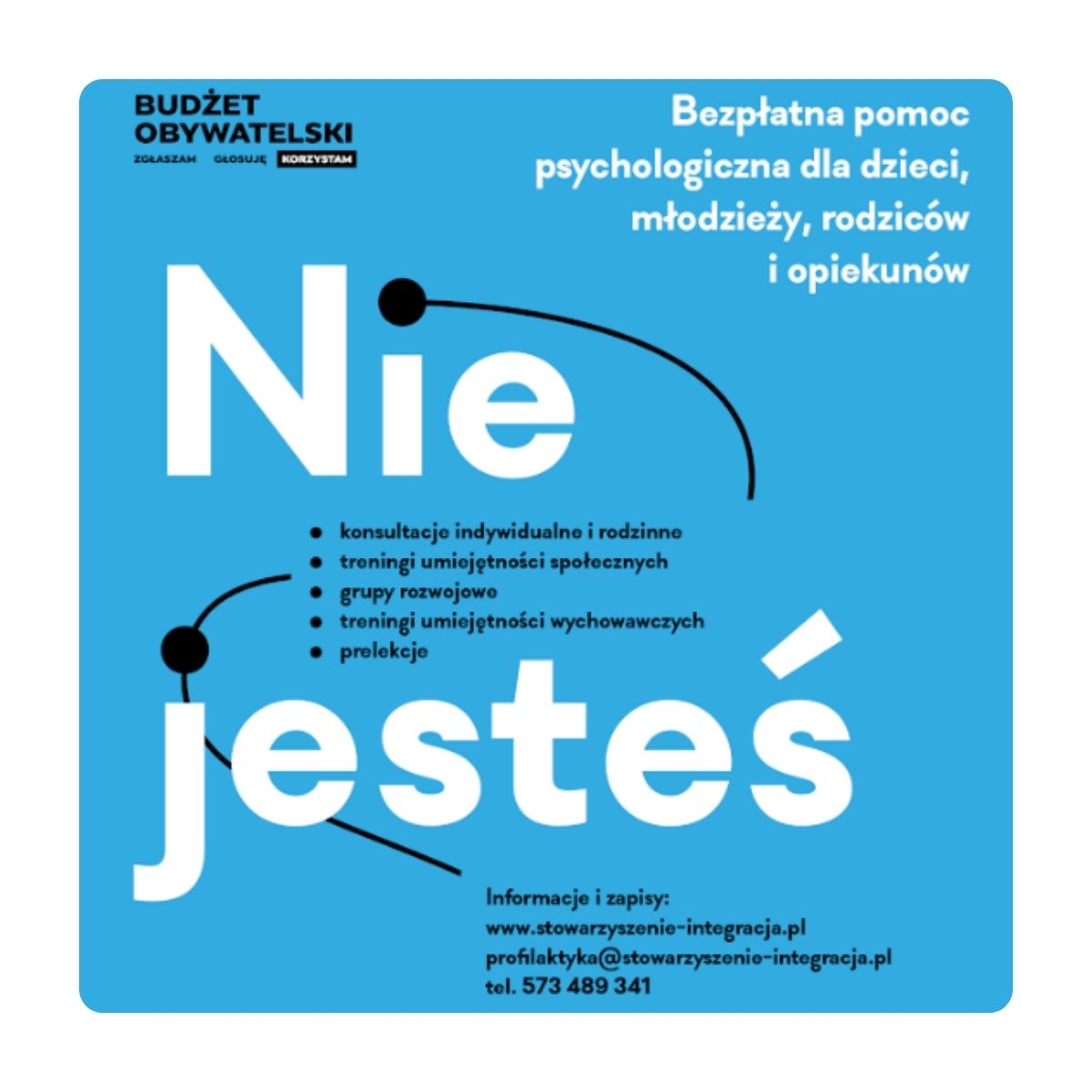 Nie jesteś sam - pierwsza pomoc psychologiczna