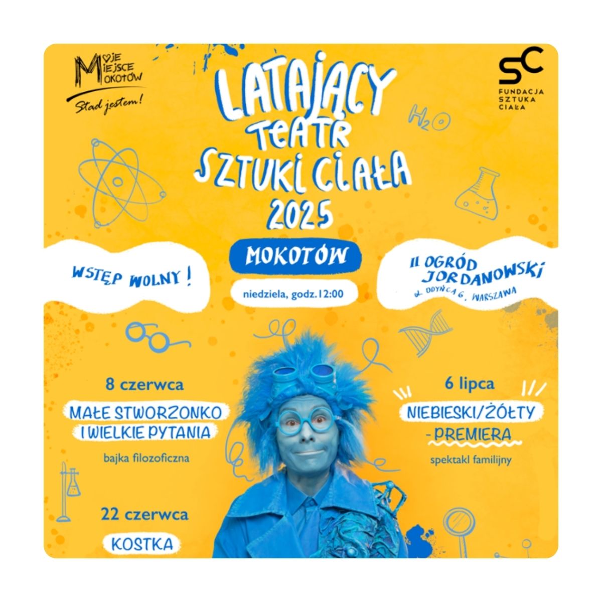 Spektakl rodzinny w Jordanku - Teatr Sztuka Ciała