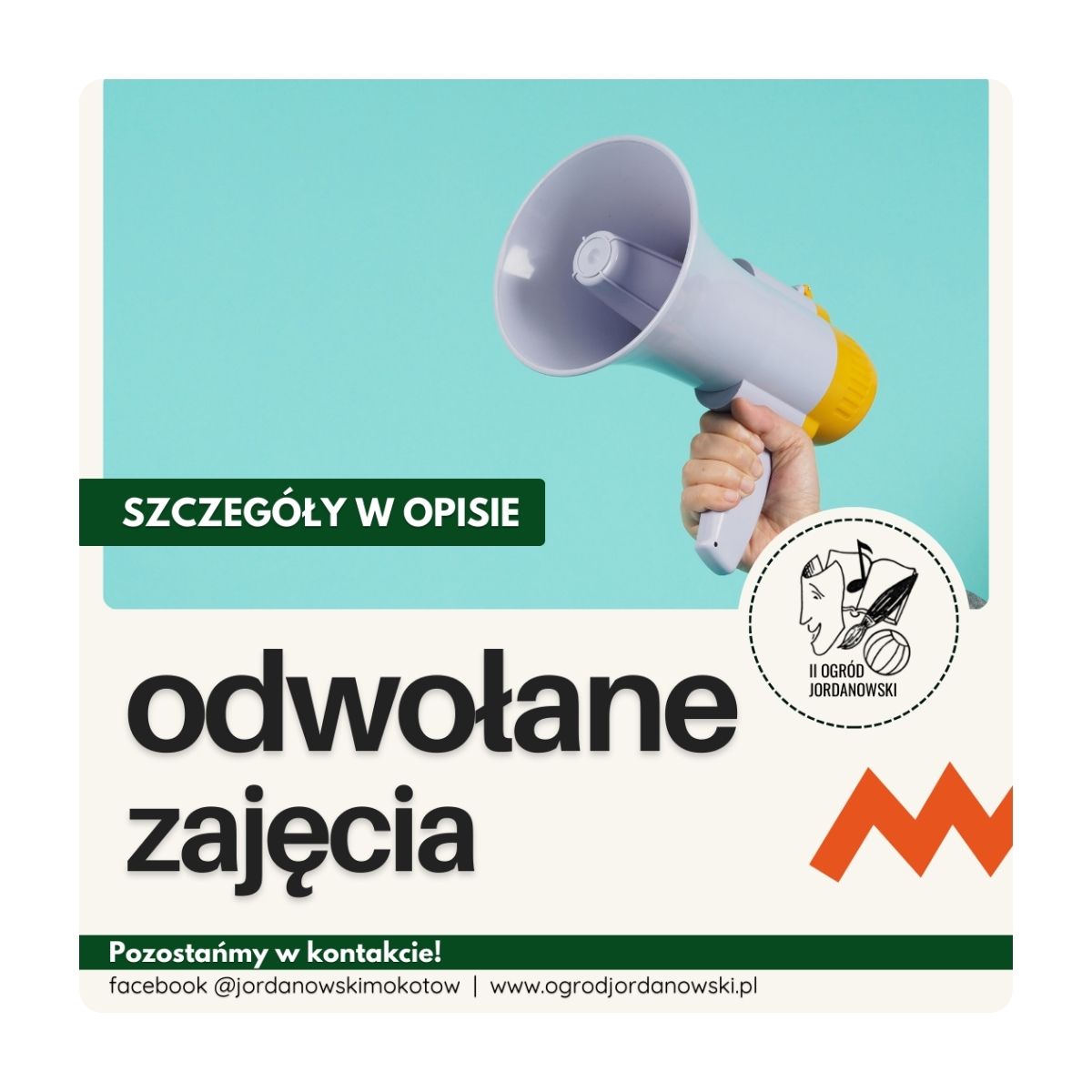 Aktualne informacje o odwołanych zajęciach (aktualizacja 10.10)