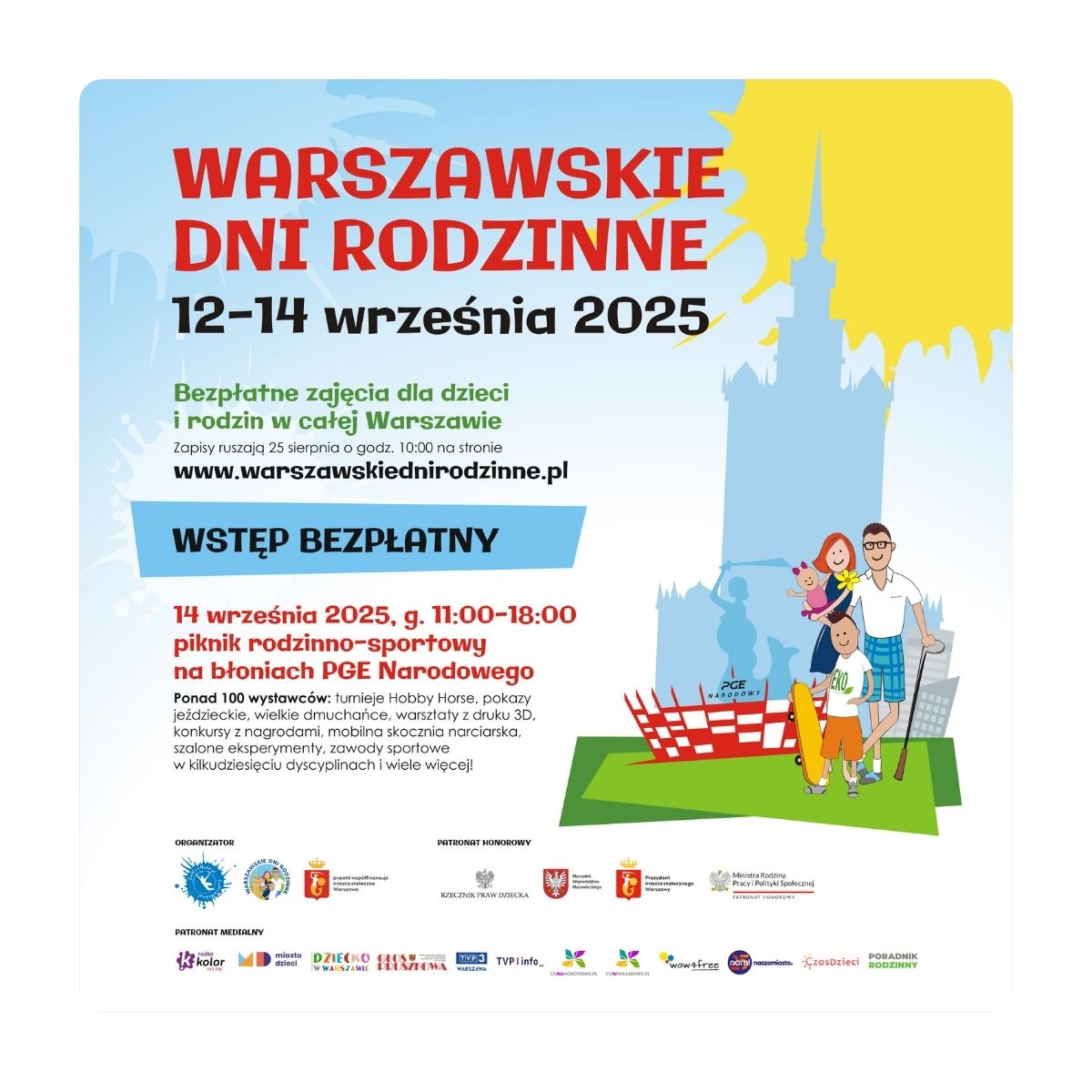 Warszawskie Dni Rodzinne - zaproszenie