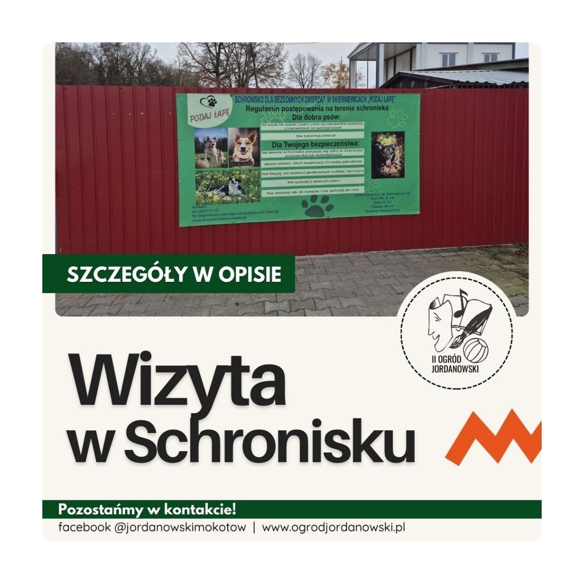 Wizyta w schronisku dla zwierząt