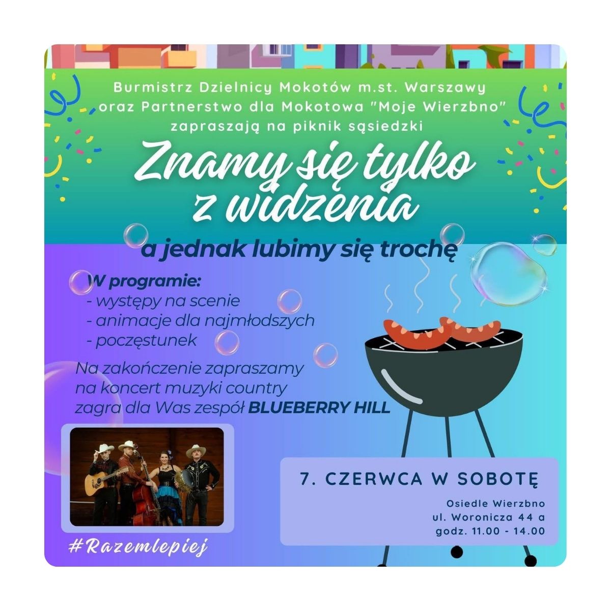 Znamy się tylko z widzenia - piknik na Wierzbnie